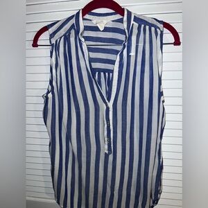 H&M striped sleeveless top